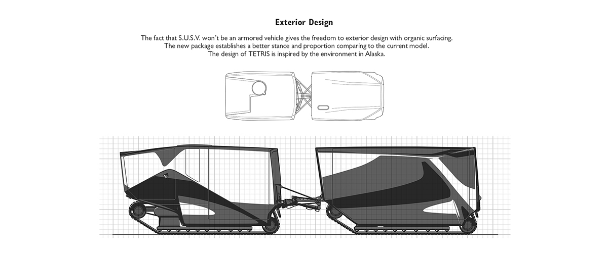 tetris，conceptual design，transport，manned，industrial design，army，
